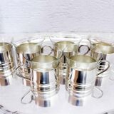 Art Deco service in silver metal SIGG