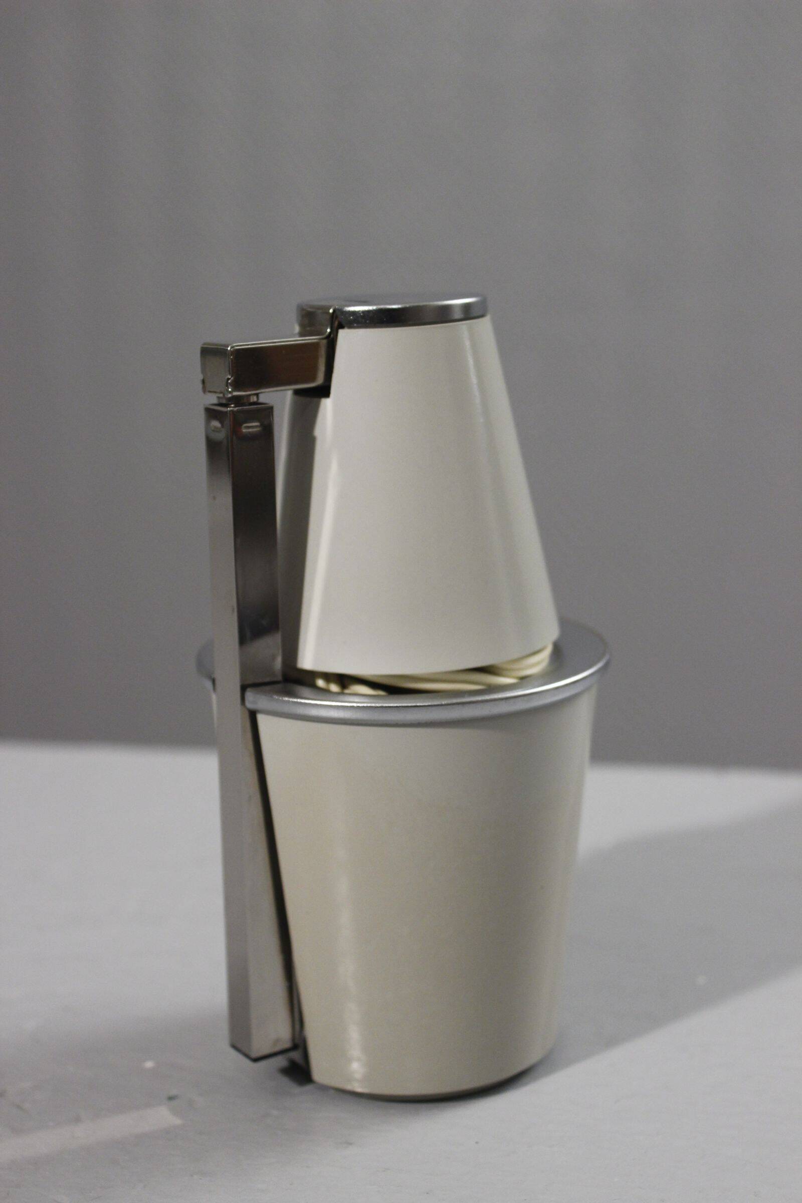 Vintage travel lamp pill-shaped extendable design "Lampette" Germany 1970s