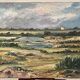 Huile sur toile, Paysage de marais breton, signature à identifier