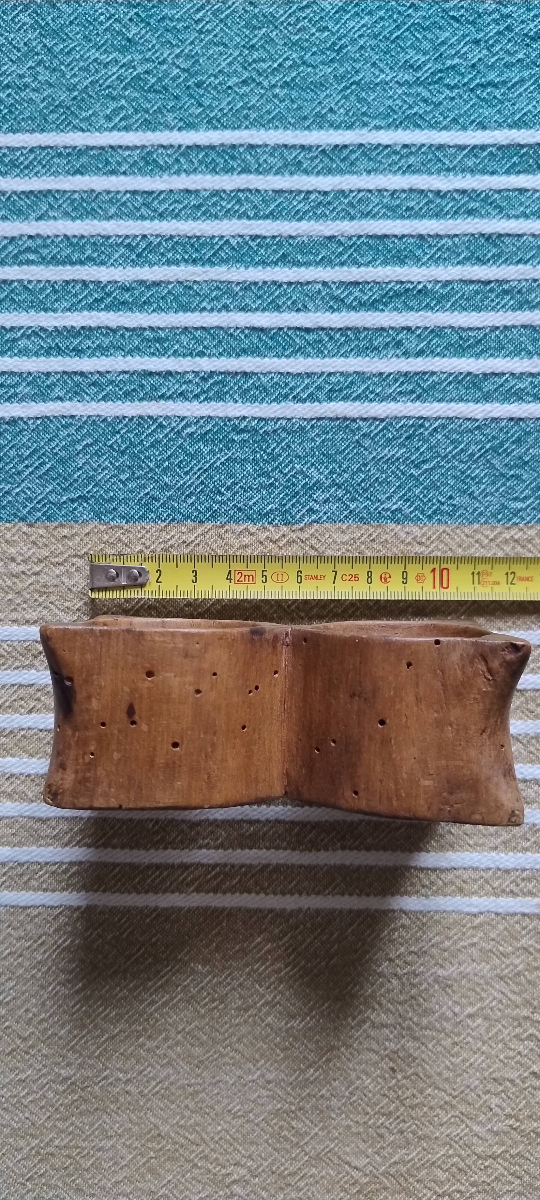 Salt and pepper shakers in wood