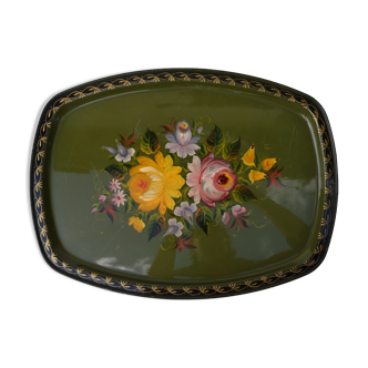 Vintage tray, Russian