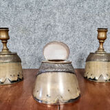 Smoking set three pieces nineteenth century called souvenir