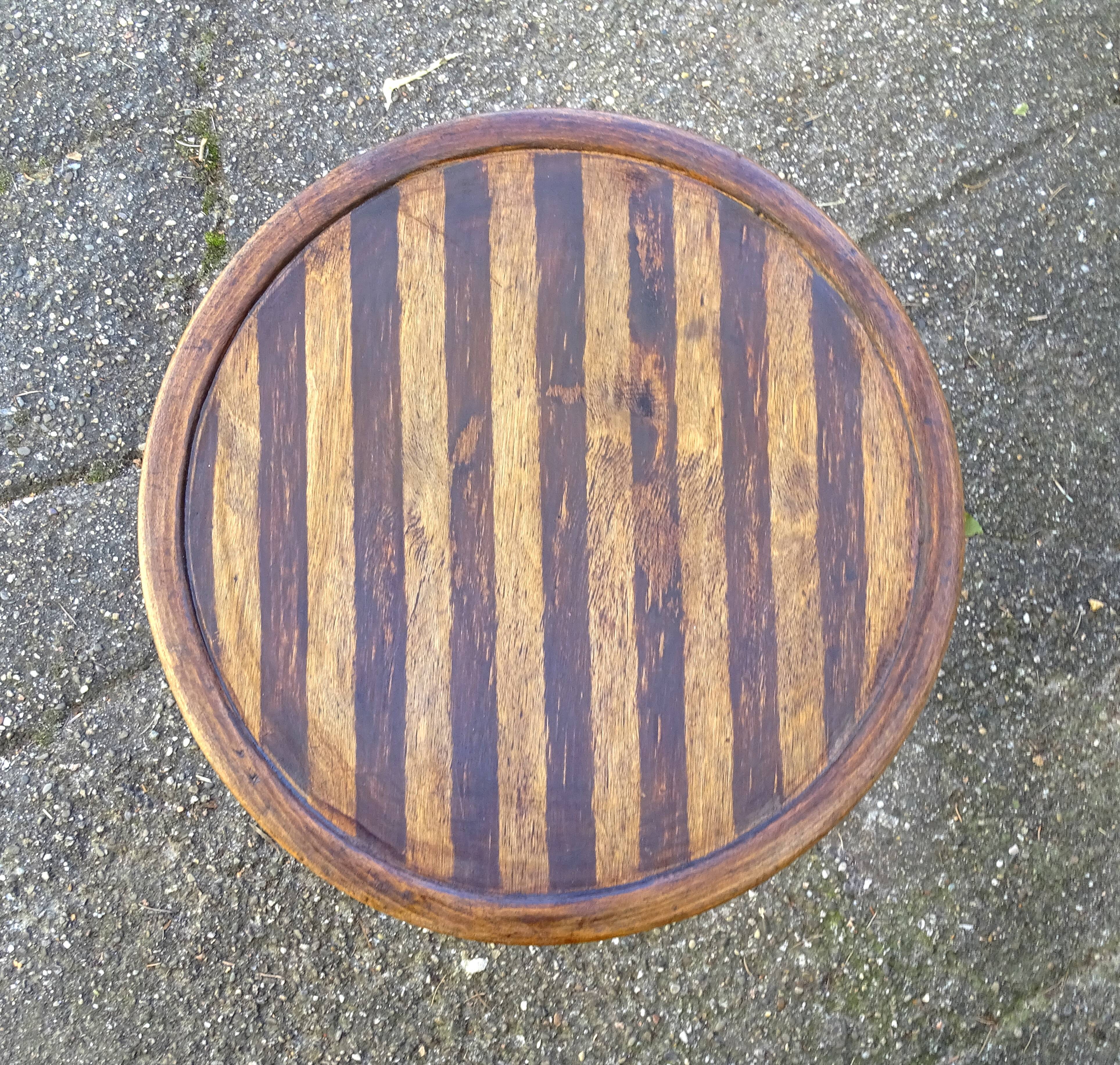 Stool bistrot wood curved by Baumann 1930