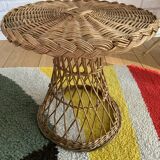 Wicker coffee table