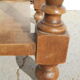 Solid walnut bedside table in Louis XVI style