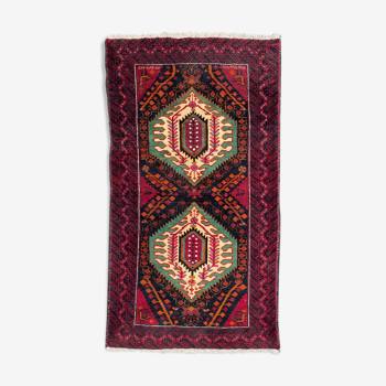 Tapis vintage belutch turkmen 106x188 cm