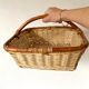 Wicker and rattan basket 34 x 34