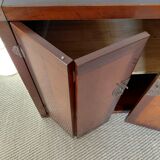 Buffet under Roche Bobois in wood, Chinese/Asian vintage furniture.