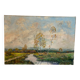 Landscape with birch trees signed Billeque