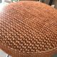 Vintage 80s green metal bar stool.