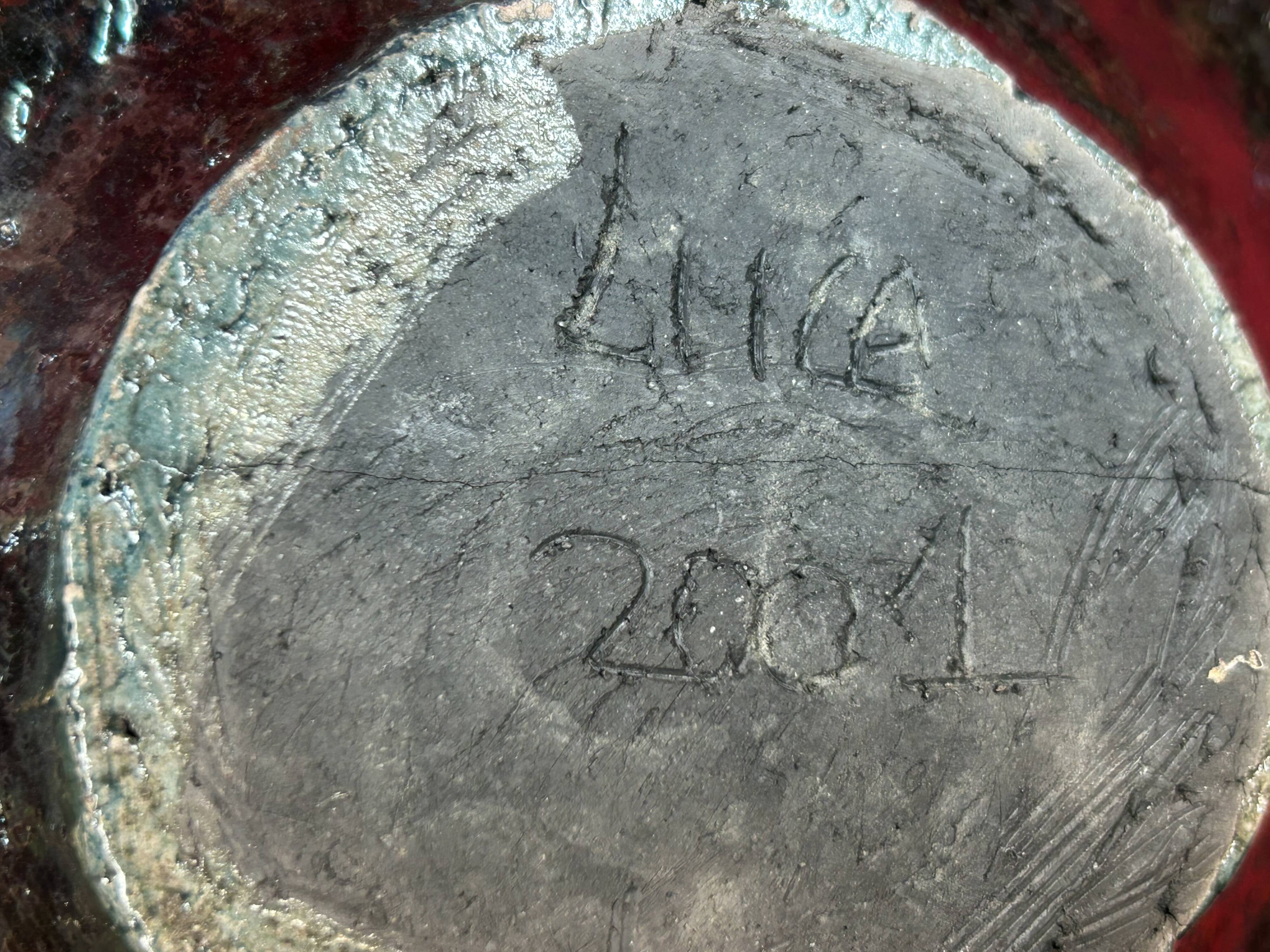 contemporary ceramics, 20th century, signature to be identified, prob Finland scandi