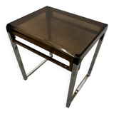 Side table attributed to Marc Berthier, 1970s.