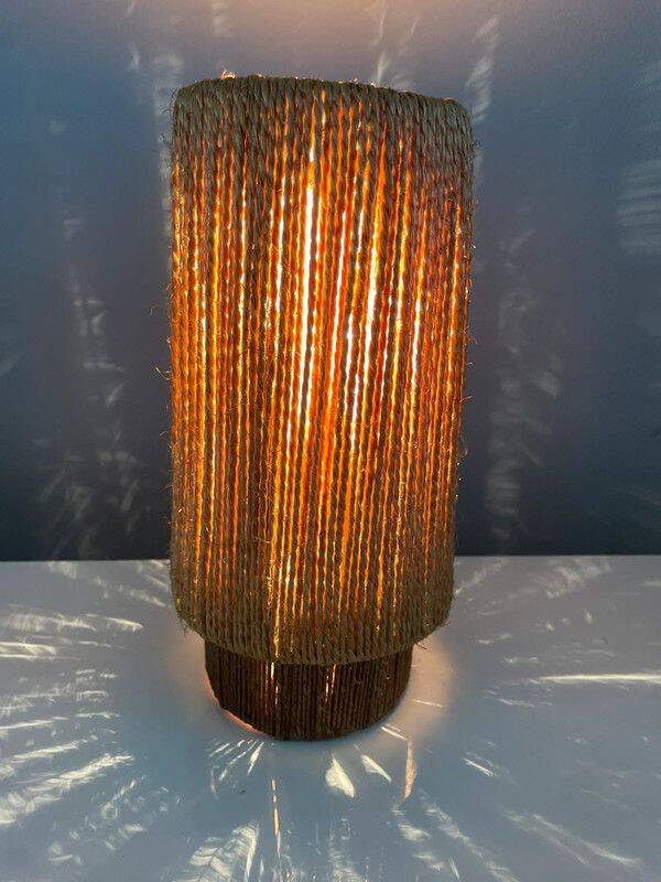 Vintage rope lamp