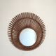 Rattan sun mirror