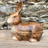 Ceramic rabbit, Caugant earthenware terrine