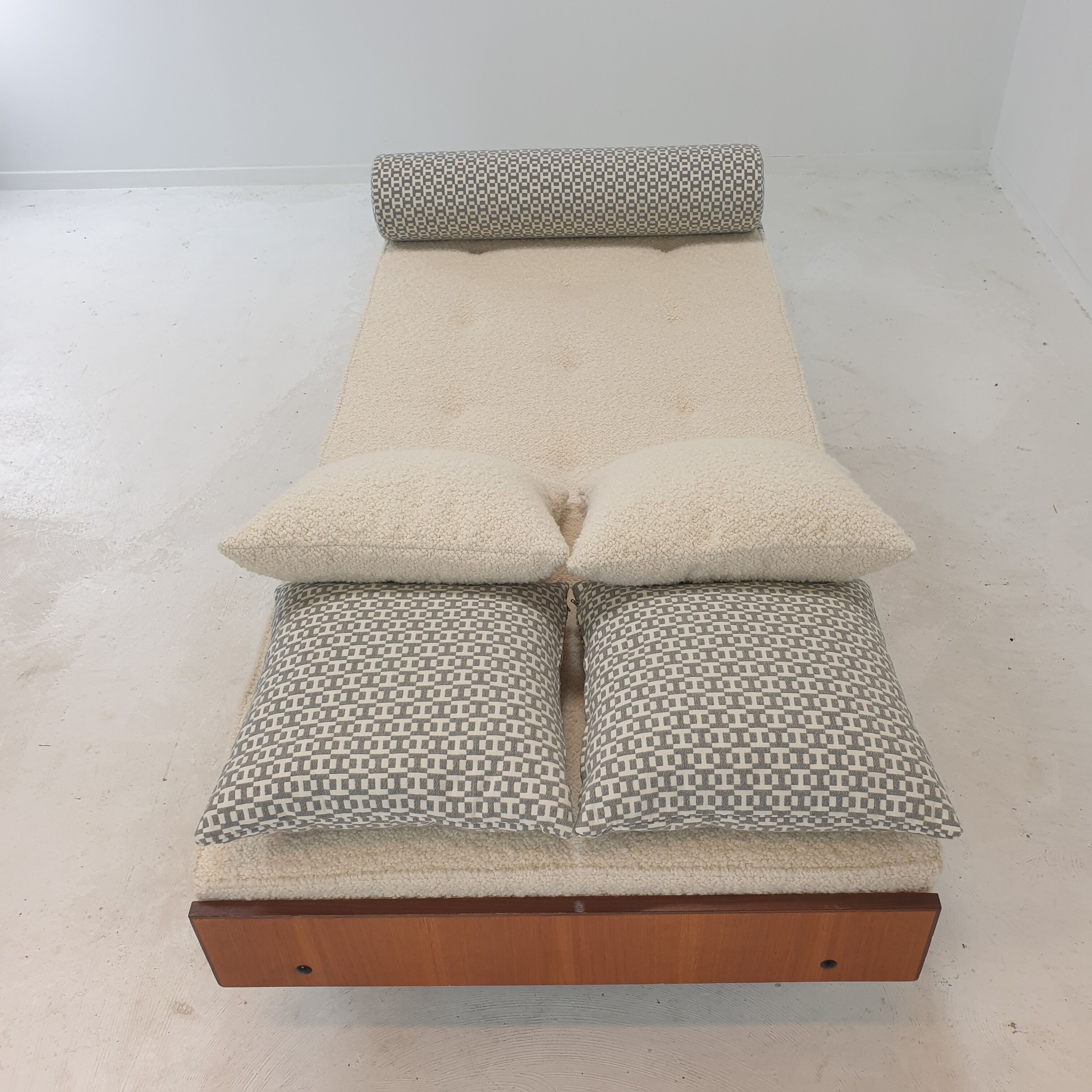 Daybed with Hermes Cushions and Bolster, 1960s