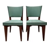 2 chaises de salle à manger Roset Montagnieu Aine, années 1950