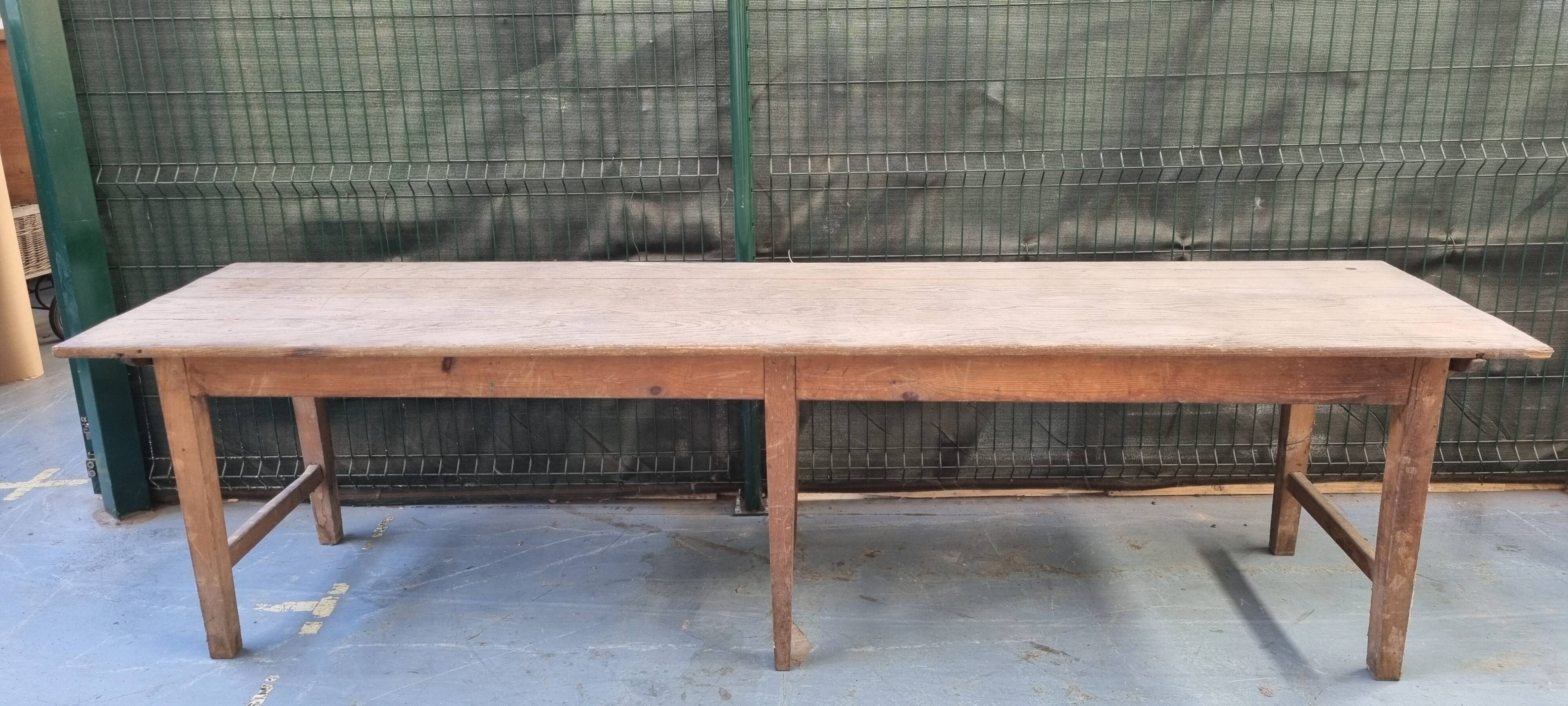 Very large rectangle farmhouse table