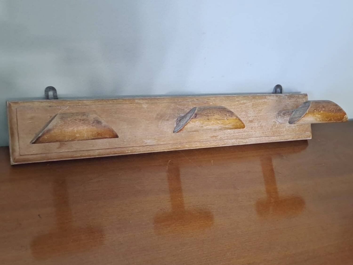 Old wall coat rack