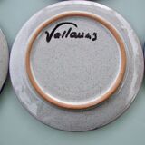 Set of 6 Vallauris dessert plates