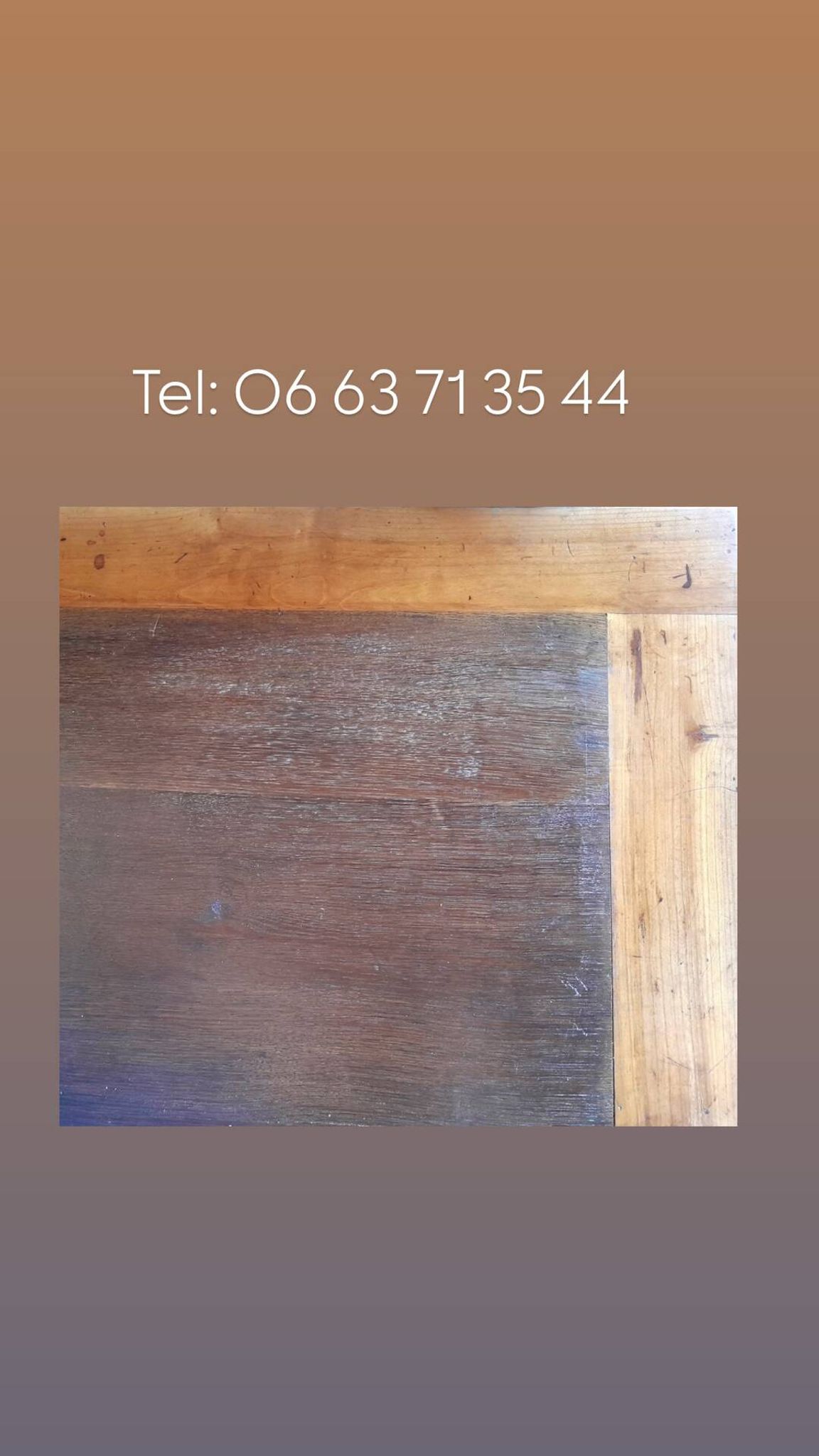 Buffet vaisselier en merisier blond
