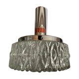 Lustre 70’s verre chrome et orange