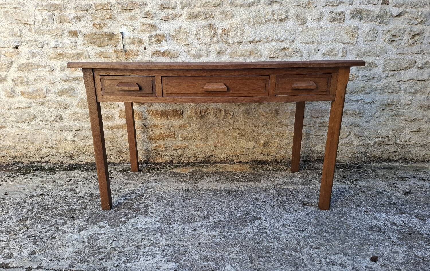 Oak farmhouse table