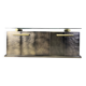 Vintage brass credenza by Belgochrom, 1980s