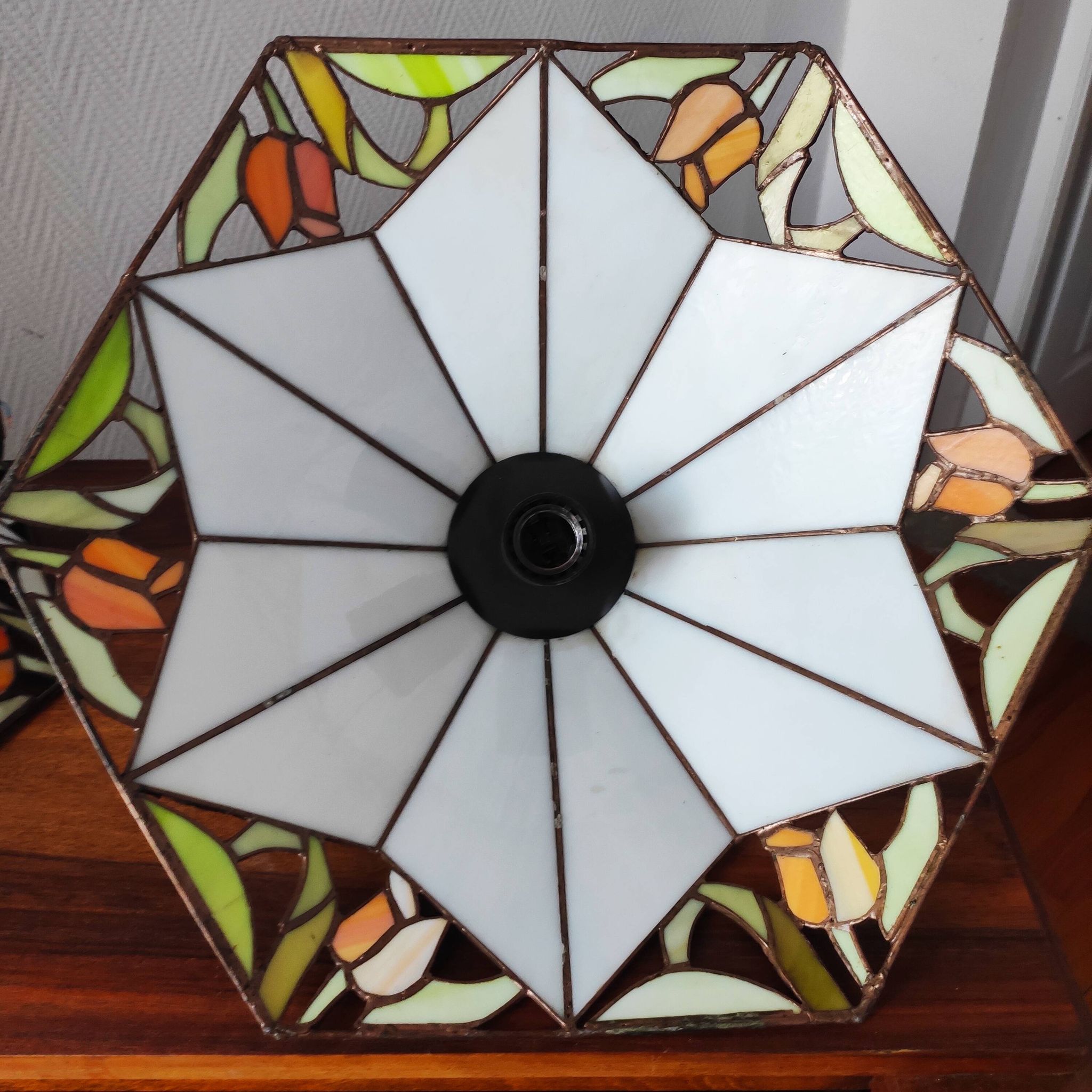 Pair of vintage pendant lights