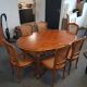 Louis XV extendable table + 6 chairs