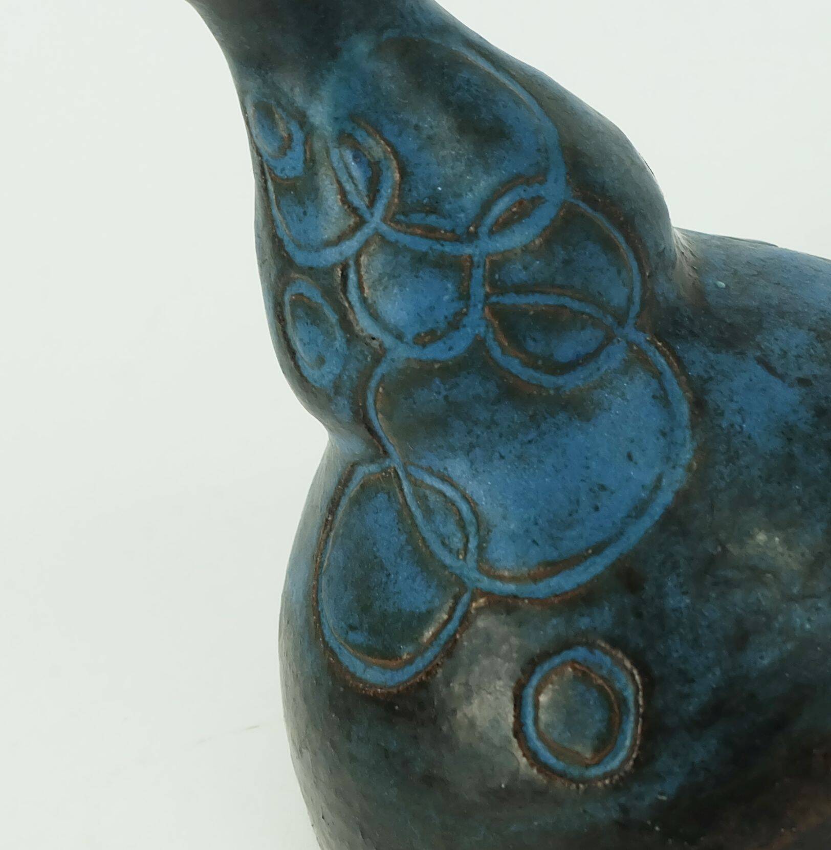 small danish modern ceramic VASE conny walther studio pottery denmark 60s