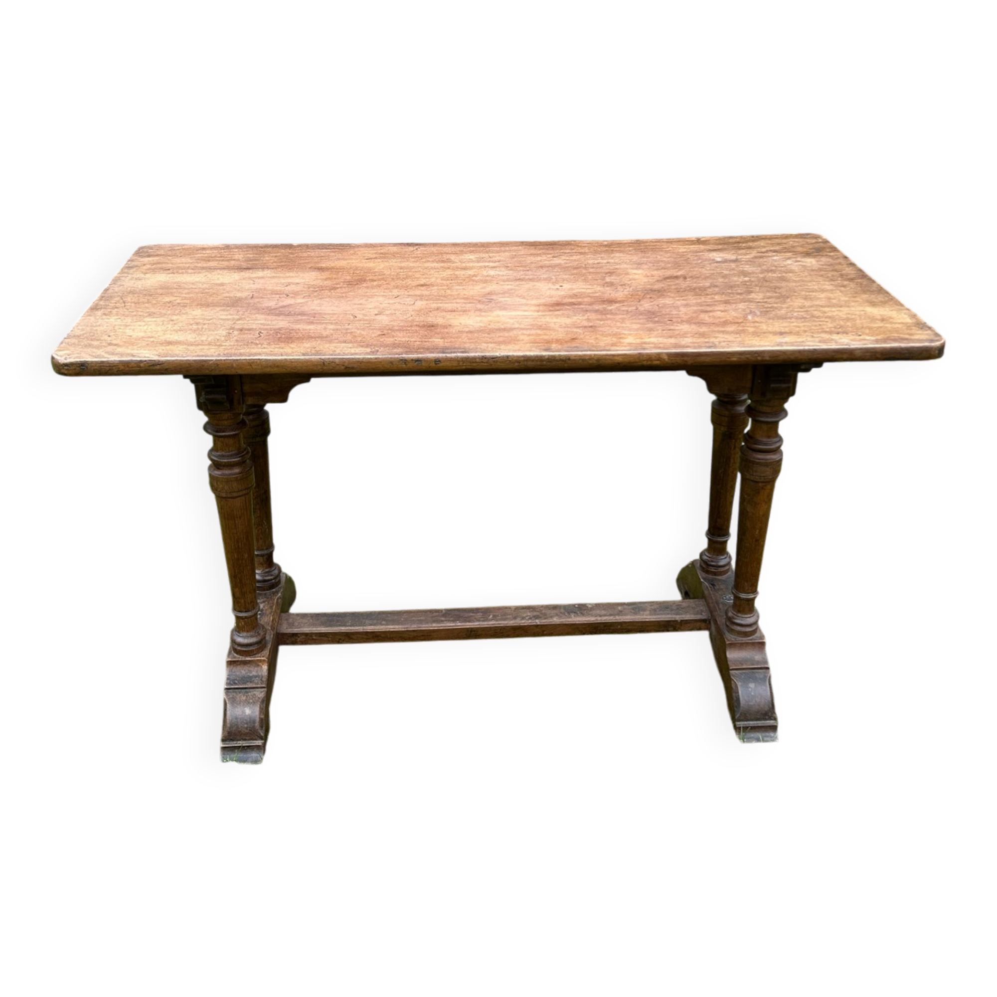 Table de bistrot en bois ancienne