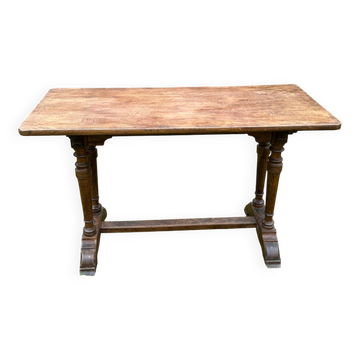 Antique wooden bistro table