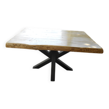 solid wood coffee table chestnut from France