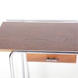 Kovona chrome tubular table or desk, 1950s