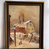 Peinture suédoise « Kungsklippan, 1932