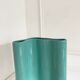 Blue-green ceramic vase