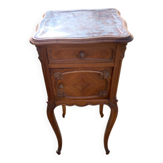 Louis XV style bedside table, early 20th century