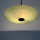 Art Deco ceiling light in green glass, 1940s, Germany