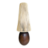 Ceramic And Sisal Table Lamp By Agne Aronsson, Sweden, 1960S