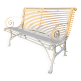 Arras bench - 2 seater, white