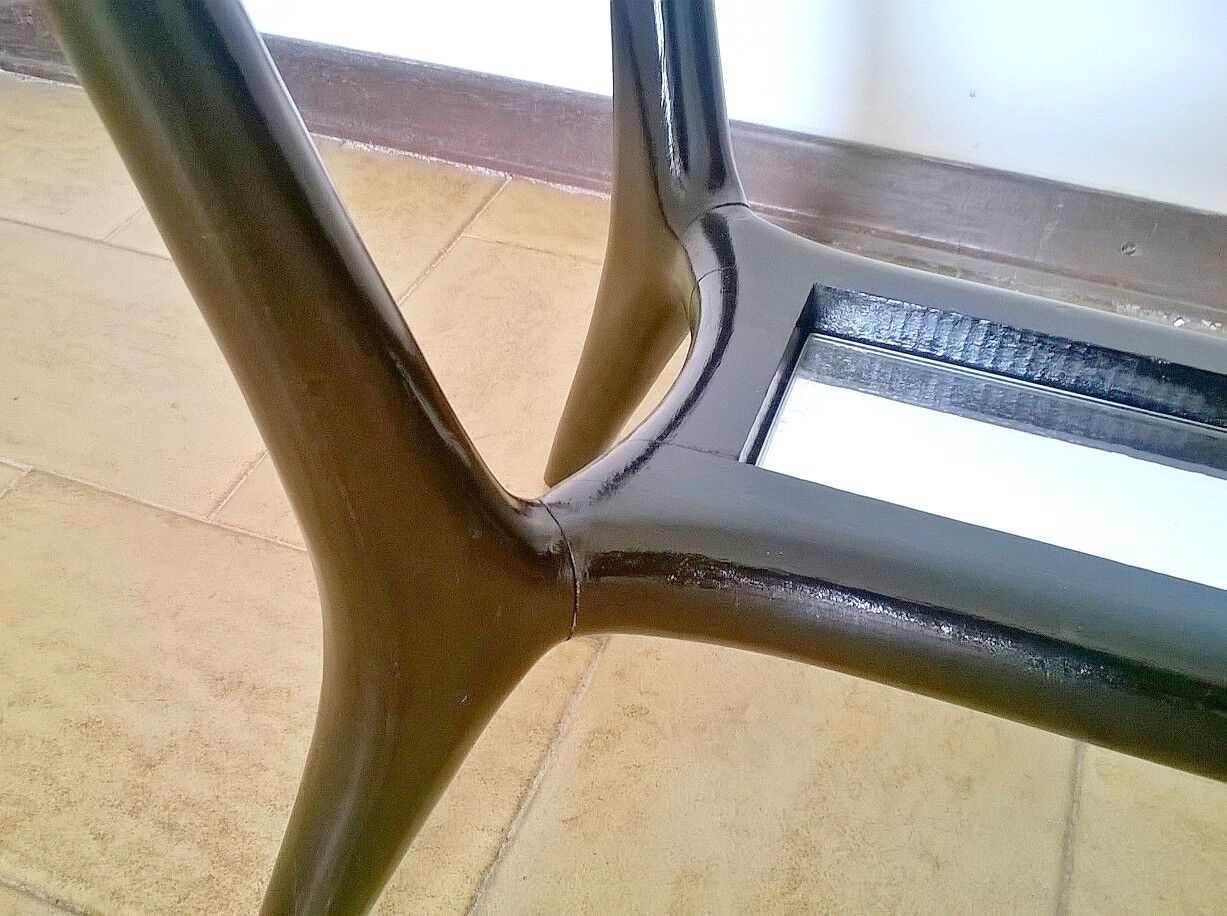 Coffee table mahogany Italy 1950 s