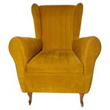 Midcentury Modern Living Room set in Velvet, Italy 1950