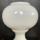 Lampe champignon Space Age en verre opalin blanc