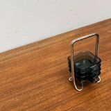 Stackable German ashtrays from the mid-century by Wilhelm Wagenfeld for WMF, 1960s, set of 5.