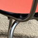 Red formica chairs 1950