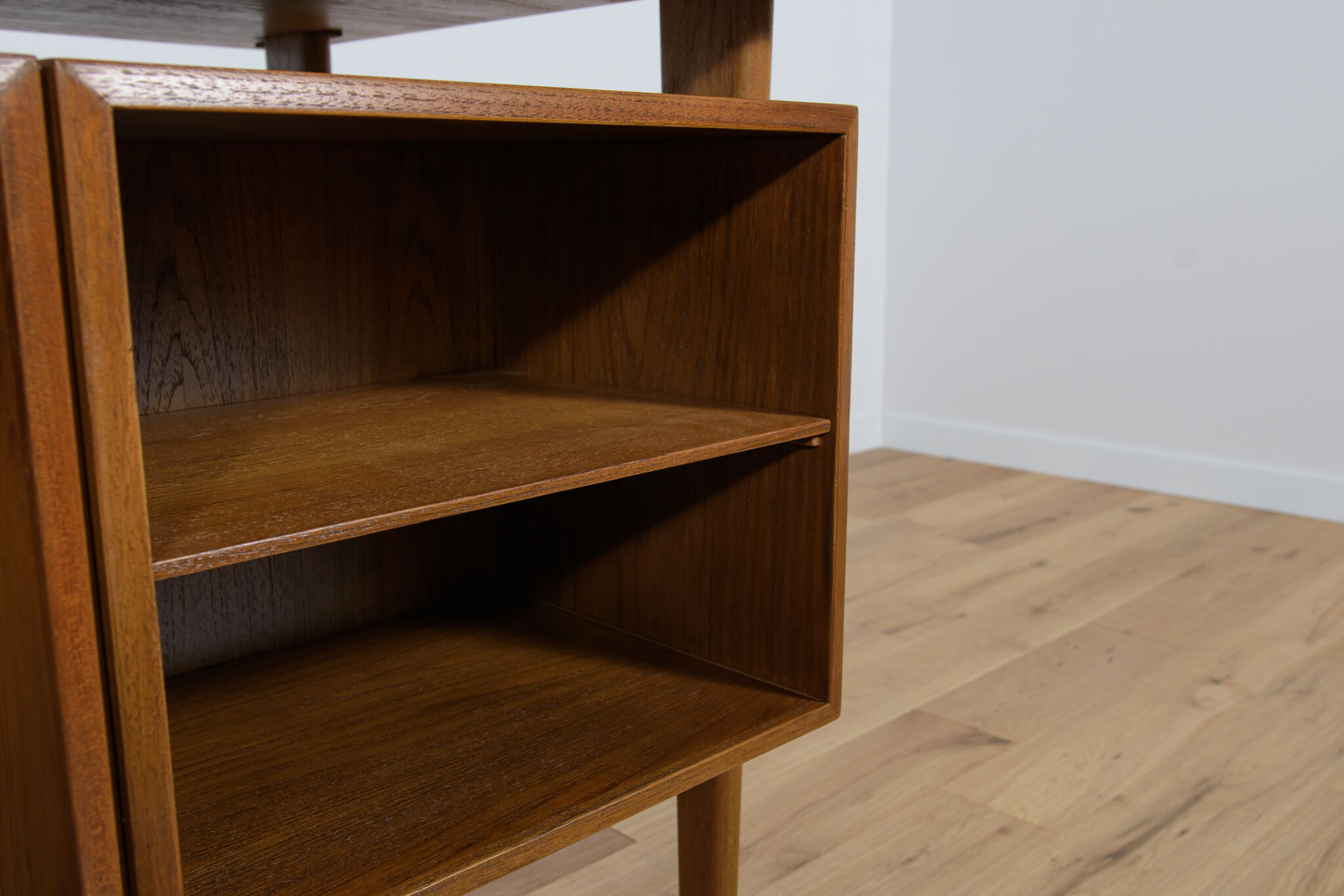 Mid-Century Danish Teak Desk by Kai Kristiansen for Feldballes Møbelfabrik, 1960s