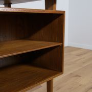 Mid-Century Danish Teak Desk by Kai Kristiansen for Feldballes Møbelfabrik, 1960s