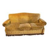 3-seater toad sofa in khaki velvet