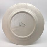 6 asparagus/artichokes plates in stoneware "Longchamp"